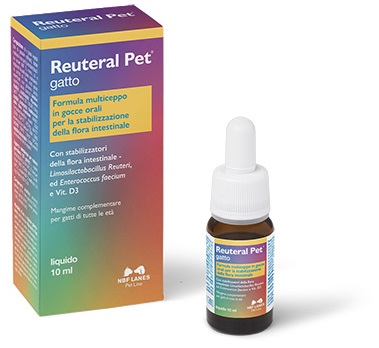 REUTERAL PET GATTO GOCCE 10 ML - Farmacia Castello Srl