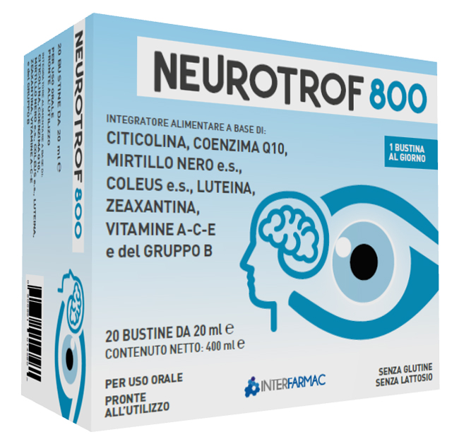 NEUROTROF 800 20 BUSTINE 20 ML - Farmacia Castello Srl