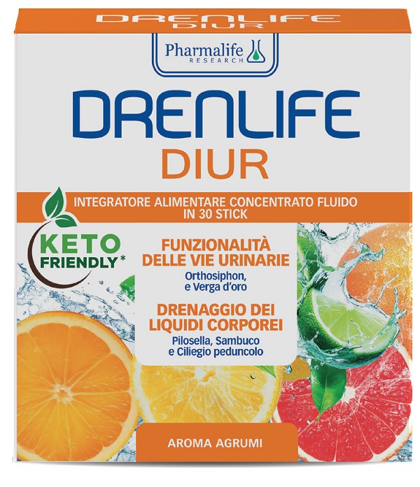 DRENLIFE DIUR AGRUMI 30 STICK DA 10 ML - Farmacia Castello Srl