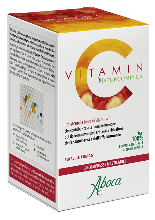 VITAMIN C NATURCOMPLEX 30 COMPRESSE DA 2 G - Farmacia Castello Srl
