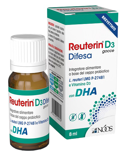 REUTERIN D3 DIFESA GOCCE CON DHA 8 ML - Farmacia Castello Srl