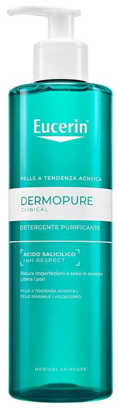 EUCERIN DERMOPURE CLINICAL DETERGENTE PURIFICANTE 400 ML - Farmacia Castello Srl