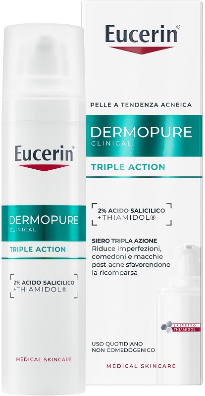 EUCERIN DERMOPURE CLINICAL SIERO TRIPLA AZIONE 40 ML - Farmacia Castello Srl