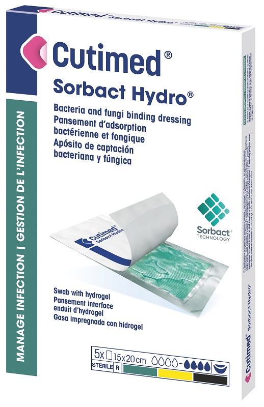 MEDICAZIONE IDROFOBICA CUTIMED SORBACT HYDRO 7,5X7,5 CM 10 PEZZI - Farmacia Castello Srl