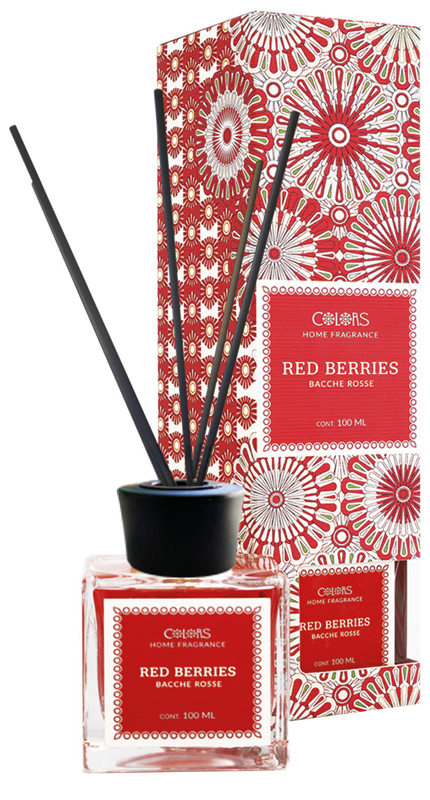 COLORS DIFFUSORE AMBIENTE BACCHE ROSSE 100 ML - Farmacia Castello Srl
