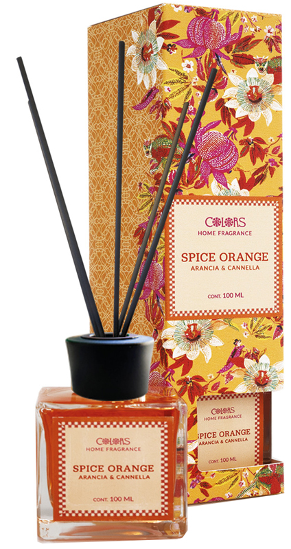 COLORS DIFFUSORE AMBIENTE ARANCIA CANNELLA 100 ML - Farmacia Castello Srl