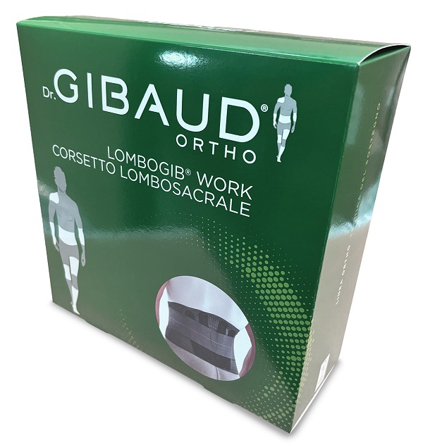 GIBAUD ORTHO CORSETTO LOMBOSACRALE LOMBOGIB WORK H21 TAGLIA 03 - Farmacia Castello Srl