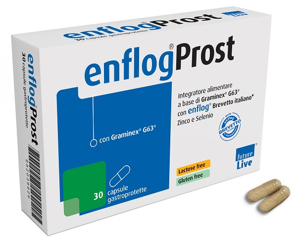 ENFLOGPROST 30 CAPSULE GASTROPROTETTE SENZA GLUTINE NATURALMENTE PRIVO DI LATTOSIO - Farmacia Castello Srl