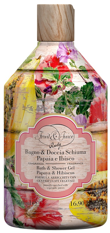 FRUIT & JUICE BAGNODOCCIA PAPAYA IBISCO 500 ML - Farmacia Castello Srl