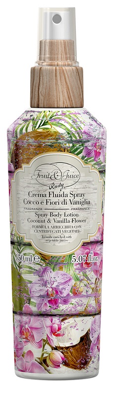 FRUIT & JUICE CREMA FLUIDA SPRAY COCCO VANIGLIA 150 ML - Farmacia Castello Srl