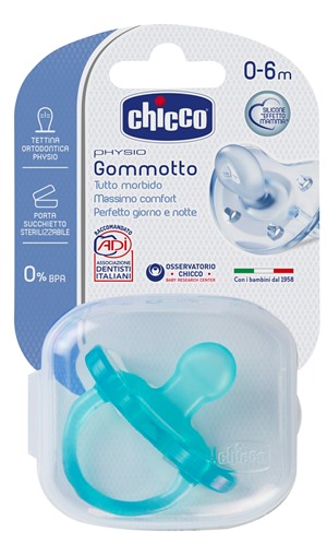 CHICCO GOMMOTTO IN SILICONE BOY 0-6 MESI 1 PEZZO - Farmacia Castello Srl