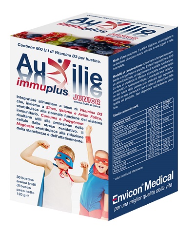 AUXILIE IMMUPLUS JUNIOR SOLUBILE 30 STICK PACK - Farmacia Castello Srl