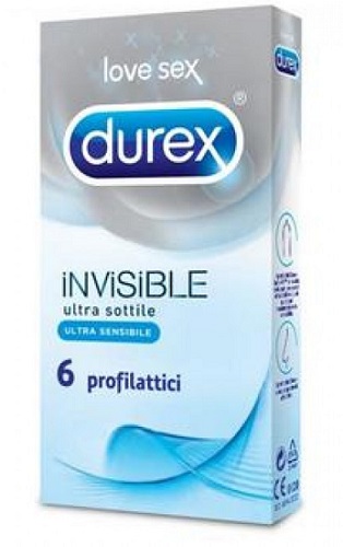 DUREX INVISIBLE PROFILATTICO 6 PEZZI - Farmacia Castello Srl