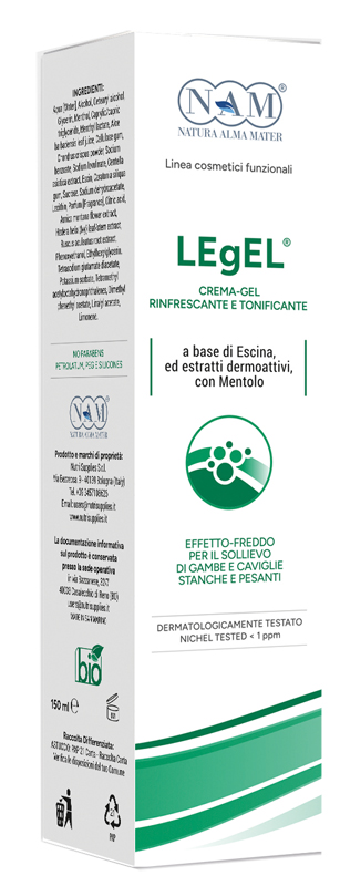 LEGEL CREMA-GEL RIFRESCANTE E TONIFICANTE PER GAMBE 150 ML - Farmacia Castello Srl