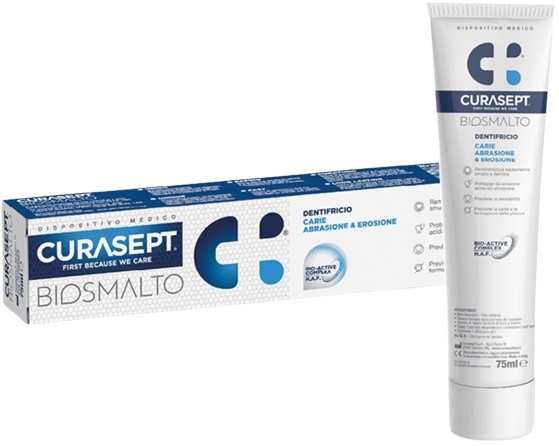 CURASEPT BIOSMALTO CARIE DENTIFRICIO 75 ML - Farmacia Castello Srl