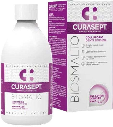 CURASEPT BIOSMALTO COLLUTORIO DENTI SENSIBILI 300 ML - Farmacia Castello Srl