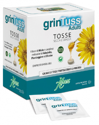 GRINTUSS ADULTI 20 COMPRESSE CON POLIRESIN 1,5 G - Farmacia Castello Srl