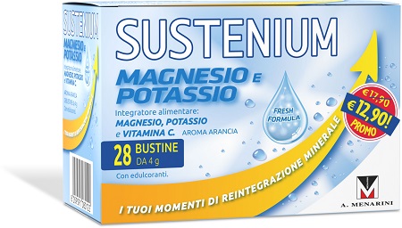 SUSTENIUM MAGNESIO POTASSIO 28 BUSTINE PROMO - Farmacia Castello Srl