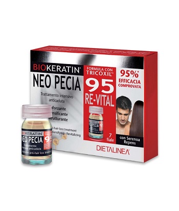 BIOKERATIN NEO PECIA 95 RE-VITAL TRATTAMENTO INTENSIVO ANTICADUTA 7 FIALE DA 3 ML - Farmacia Castello Srl