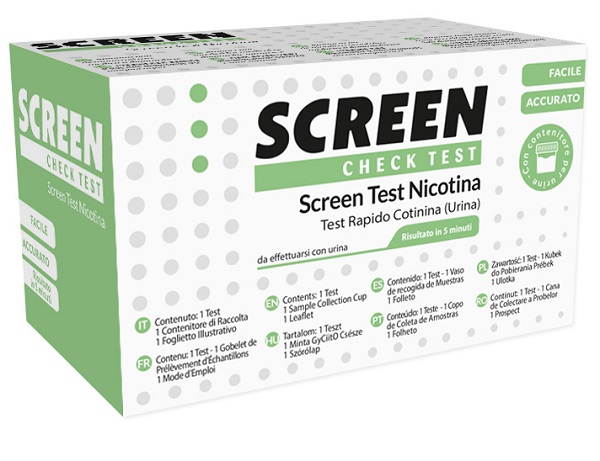 SCREEN TEST NICOTINA/COTININA URINA - Farmacia Castello Srl