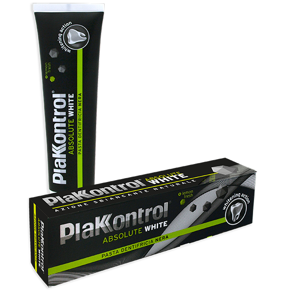 PLAKKONTROL ABSOLUTE WHITE DENTIFRICIO 75 ML - Farmacia Castello Srl