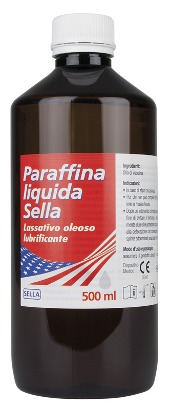 PARAFFINA LIQUIDA MD LASSATIVO 500 ML SELLA - Farmacia Castello Srl