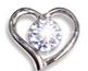 ORECCHINI STERILI BJT940 HEART W/CRYSTAL - Farmacia Castello Srl