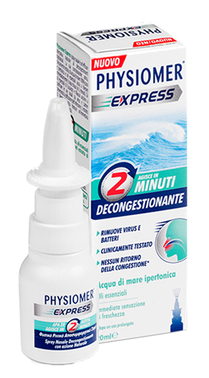 SPRAY NASALE PHYSIOMER EXPRESS SPRAY 20 ML - Farmacia Castello Srl