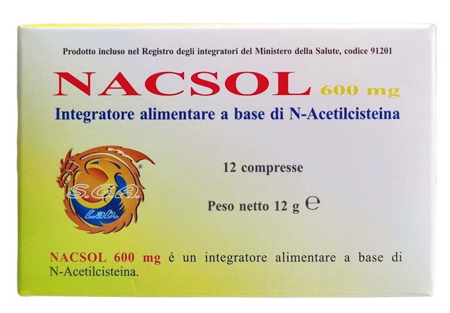 NACSOL 12 COMPRESSE - Farmacia Castello Srl
