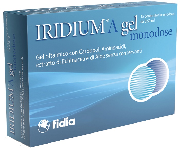 IRIDIUM A GEL OFTALMICO MONODOSE 15 CONTENITORI DA 0,50 ML - Farmacia Castello Srl