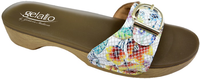 ZOCCOLO SOLE MIO GARDEN WHITE CON PLANTARE IN GEL 39-40 - Farmacia Castello Srl