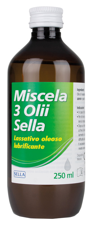 MISCELA 3 OLII LASSATIVO 250 ML MD - Farmacia Castello Srl