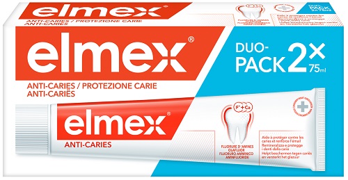 ELMEX PROTEZIONE CARIE 2 X 75 ML - Farmacia Castello Srl