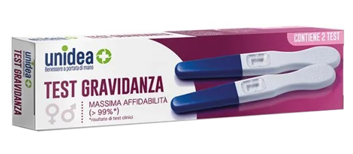 TEST GRAVIDANZA UNIDEA 2 PEZZI - Farmacia Castello Srl