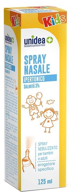 ACQUA DI MARE SPRAY IPERTONICA UNIDEA  125 ML - Farmacia Castello Srl