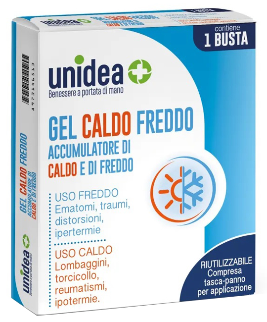 GEL CALDO/FREDDO UNIDEA 1 BUSTA - Farmacia Castello Srl
