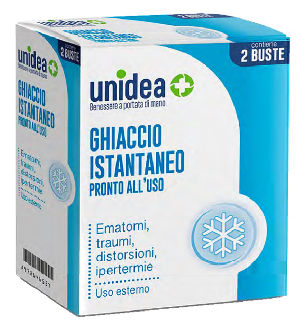 GHIACCIO ISTANTANEO UNIDEA 2 BUSTE - Farmacia Castello Srl
