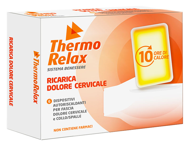 THERMORELAX RICARICA PER FASCIA DOLORE CERVICALE 6 DISPOSITIVI AUTORISCALDANTI - Farmacia Castello Srl