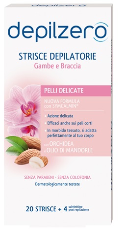 DEPILZERO STRISCE GAMBE BRACCIA 20 PEZZI - Farmacia Castello Srl