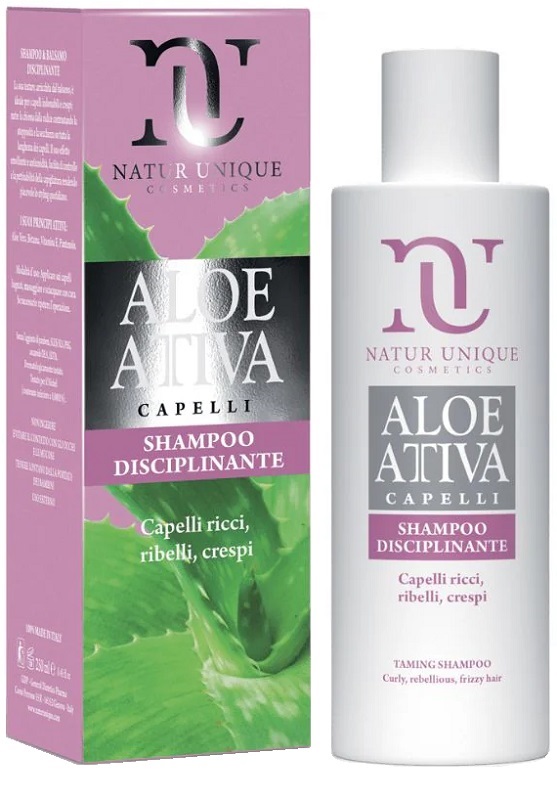 NATUR UNIQUE SHAMPOO ALOE ATTIVA DISCIPLINANTE 250 ML - Farmacia Castello Srl