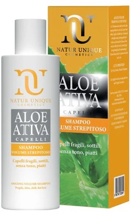 NATUR UNIQUE SHAMPOO ALOE ATTIVA VOLUME STREPITOSO 250 ML - Farmacia Castello Srl