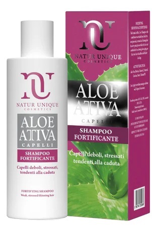 NATUR UNIQUE SHAMPOO ALOE ATTIVA FORTIFICANTE 250 ML - Farmacia Castello Srl