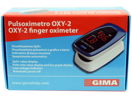 PULSOXIMETRO DA DITO OXY-2 SCHERMO LED 60X30,5X32,5MM 1 PEZZO - Farmacia Castello Srl