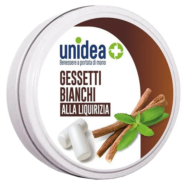 UNIDEA CARAMELLE GESSETTI LIQUIRIZIA 40G - Farmacia Castello Srl