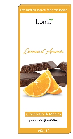 CIOCCOLATO DI MODICA ALL'ARANCIA SENZA ZUCCHERI AGGIUNTI 60 G - Farmacia Castello Srl