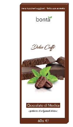 CIOCCOLATO DI MODICA AL CAFFE' SENZA ZUCCHERI AGGIUNTI 60 G - Farmacia Castello Srl
