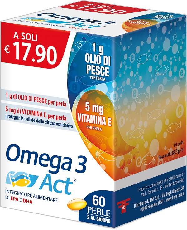 OMEGA 3 ACT 1G 60 PERLE - Farmacia Castello Srl