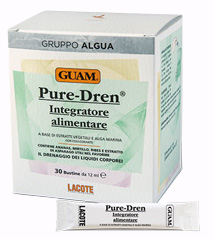 GUAM GRUPPO ALGUA PURE-DREN 30 BUSTINE DA 12 ML - Farmacia Castello Srl