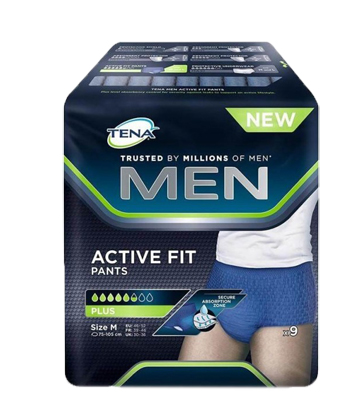 PULL UP UOMO TENA MEN PANTS ACTIVE FIT M 9 PEZZI - Farmacia Castello Srl
