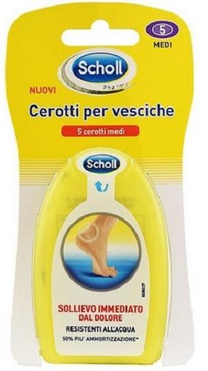 SCHOLL CEROTTI PER VESCICHE MEDIO 5 PEZZI - Farmacia Castello Srl